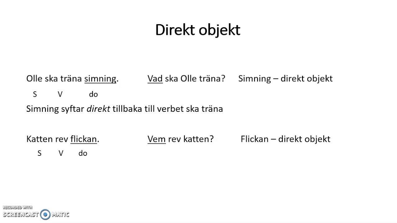 EvasSfi Objekt Direkt Indirekt objekt YouTube EvasSfi Objekt Direkt Indirekt objekt YouTube