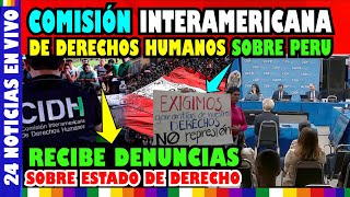 CIDH ANALIZA la situación del Ministerio Público del Perú y sus impactos en los derechos humanos.