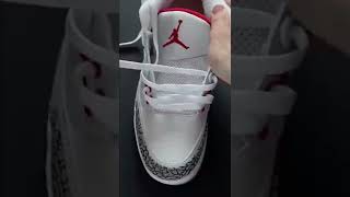 Lace Up Jordan 3 - How to Lace Jordan 3 Sneaker - Lacing Tutorial