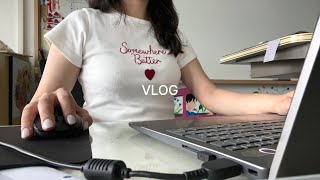 vlog | 고등학교 기숙사에 사는 직장인 브이로그, 미술교사, 도자기 단체작, 일주일 일상, productive days