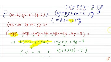 `Let alpha,beta,gamma `are the roots of the cubic `x^3+-3x^2+1=0` .Find a cubic whose roots are...
