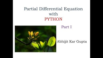 PDE with Python Part I