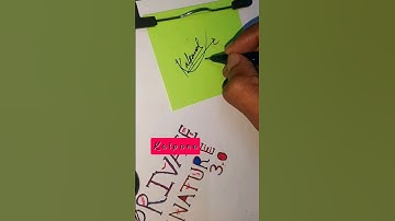 KALPANA Name Beautiful Signature Style | With Beautiful Autograph #youtubeshorts #shortsvideo #viral