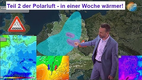 Teils 2 der Polarluft mit Schnee & extremem Nachtfrost, bald wärmer! Wettervorhersage 19.-26.04.2024