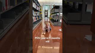 POV: you discovered you love the library shorts baby 9monthsold