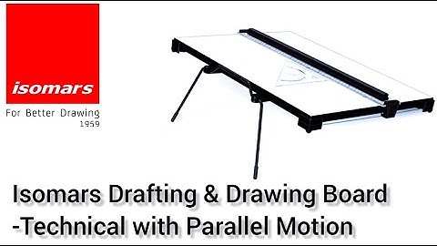 Isomars Drawing And Drafting Board | Technical Board with Parallel Motion | Isomars