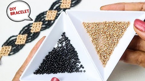 Sparkling Creations: Beaded Seed Bead Bracelet Making Tutorial