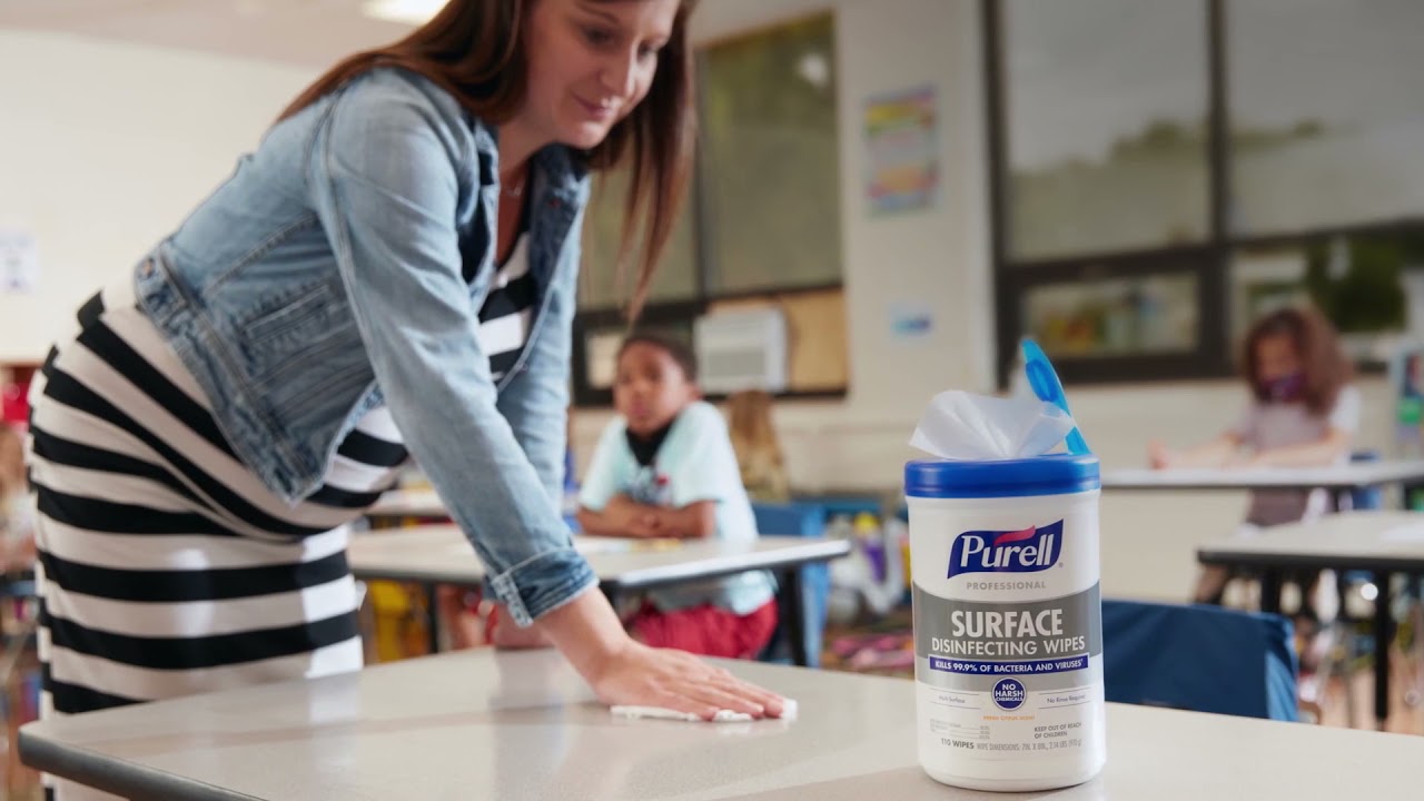 Introducing PURELL® Professional Surface Disinfecting Wipes 