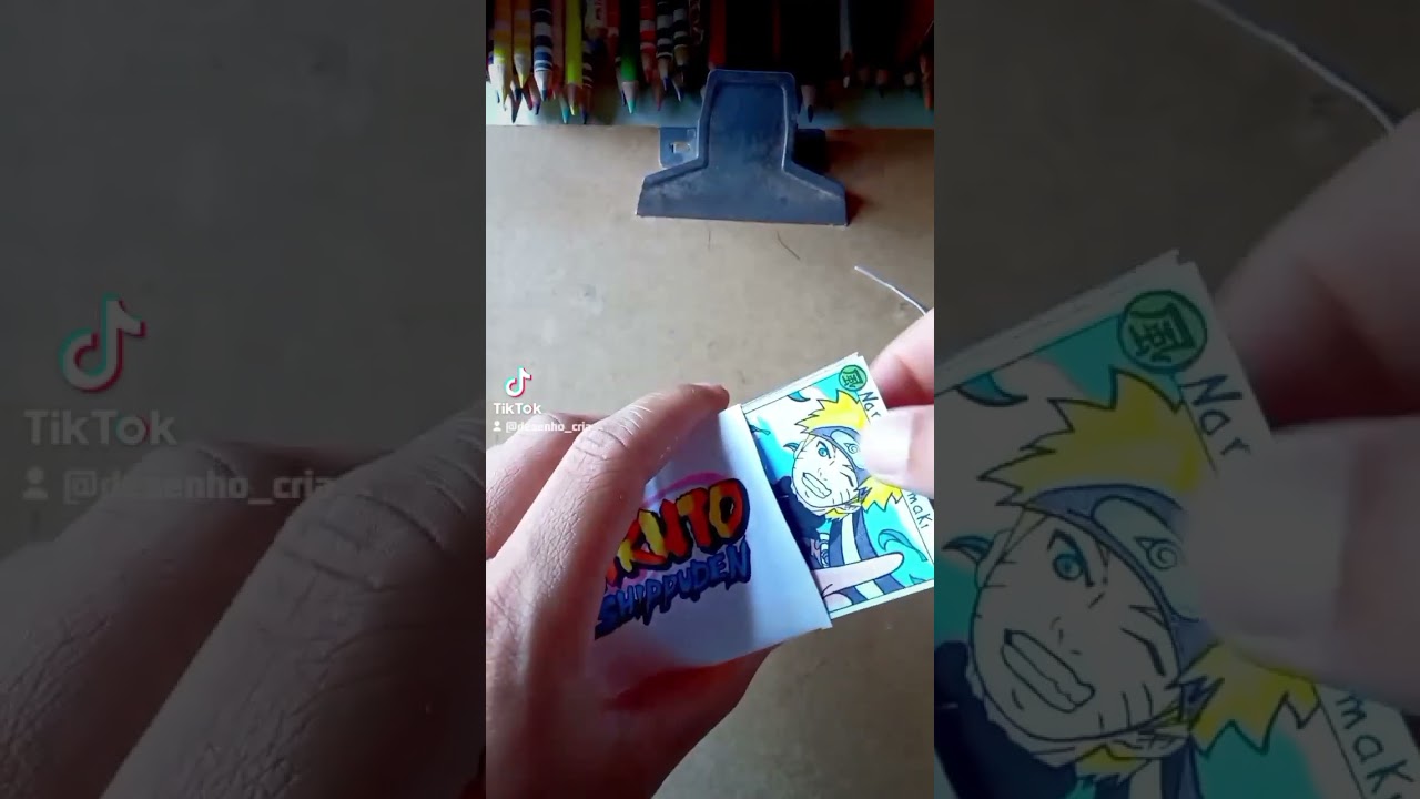 desenho naruto feito de papel fácil｜TikTok Search