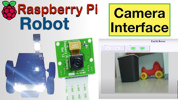 Raspberry Pi Robotics: Interfacing Pi Camera and Lights | live video streaming (EarthRover #2)