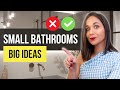  top 10 ideas for small bathrooms  interior design ideas and home decor  tips and trends