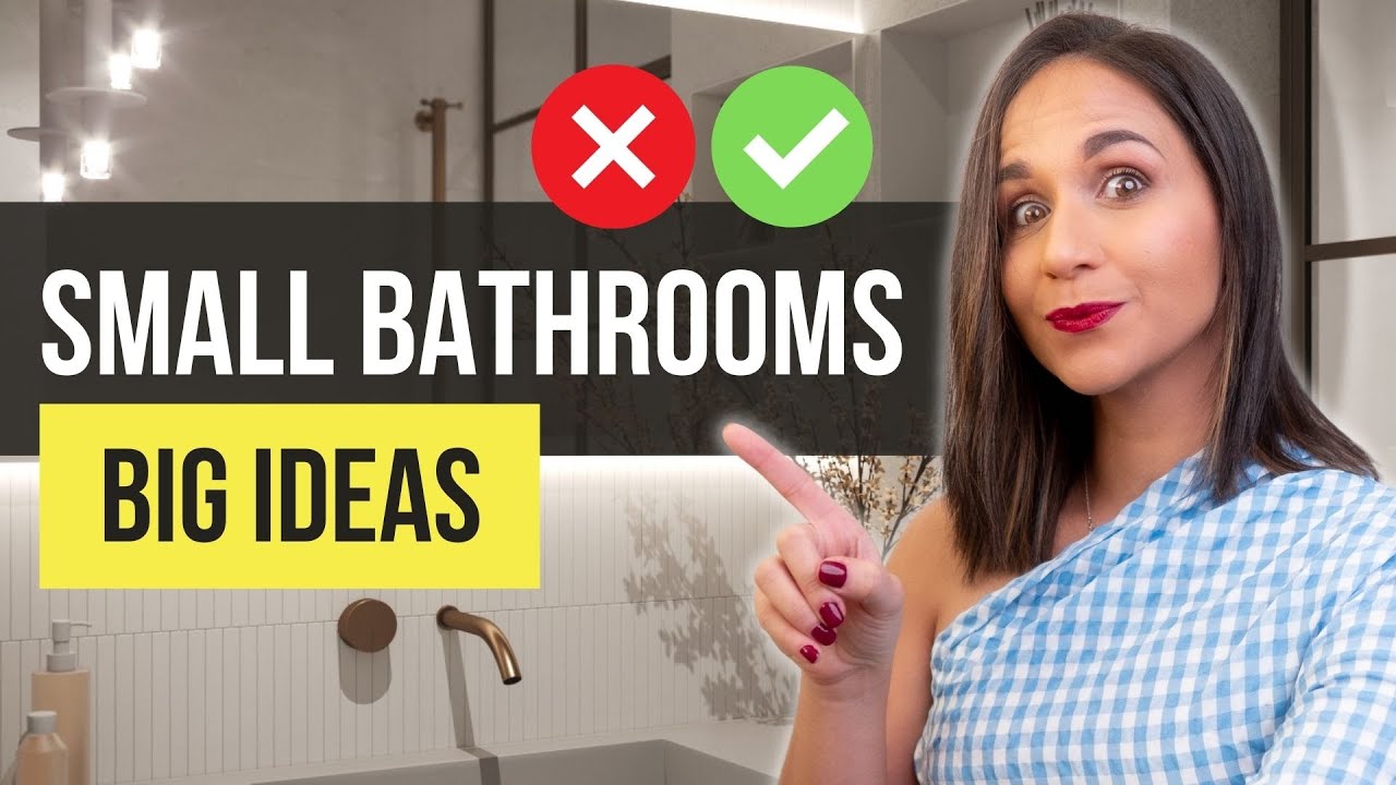 ✅ TOP 10 Ideas for SMALL BATHROOMS