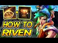 HOW TO MASTER & PLAY RIVEN TO PERFECTION! (Challenger Riven Guide) - League of Legends