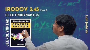 IE Irodov 3.45 (Part 3) | Electric field due to a disc by gradient method | by Lalit Joshi Sir