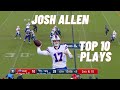 Josh Allen Top 10 Plays (2018-2021)