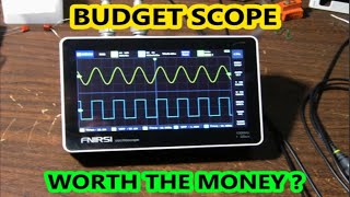 FNIRSI tablet style 2 channel oscilloscope model 1013D review