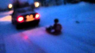 Car Sledding with Demarcus