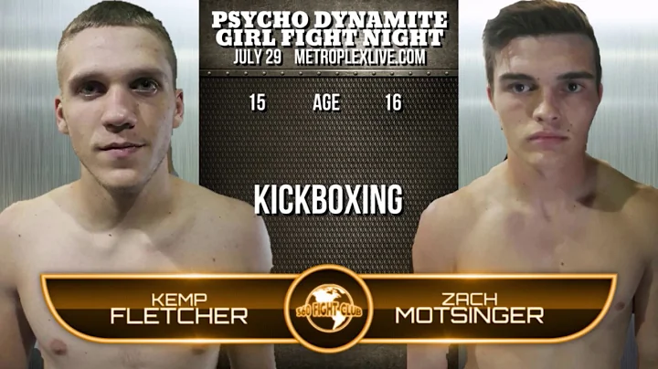 Kemp Fletcher vs Zach Motsinger