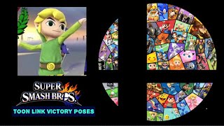 Toon Link - Super Smash Bros For Wii U Victory Poses
