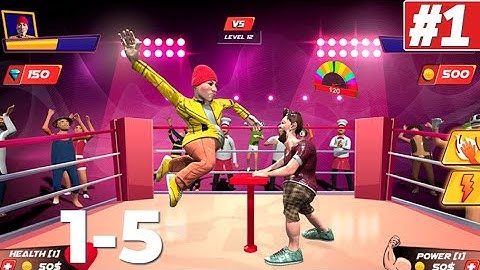 Slap King Gameplay Walkthrough Level 1-5-4-3-2 iOS Android Face Slap