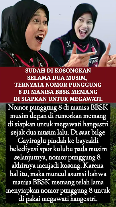 Ternyata nomor punggung 8 sudah di siapkan untuk megawati. #vollyballputri #news #indonesia #proliga