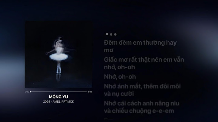 AMEE, RPT MCK - MỘNG YU (Lyrics)