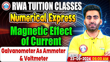 Magnetic Effect of Current | Class 12 Physics Numerical Express By Manish Sir