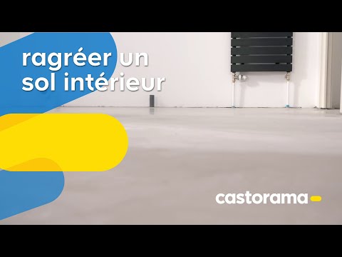 Comment ragréer un sol intérieur ? (Castorama)