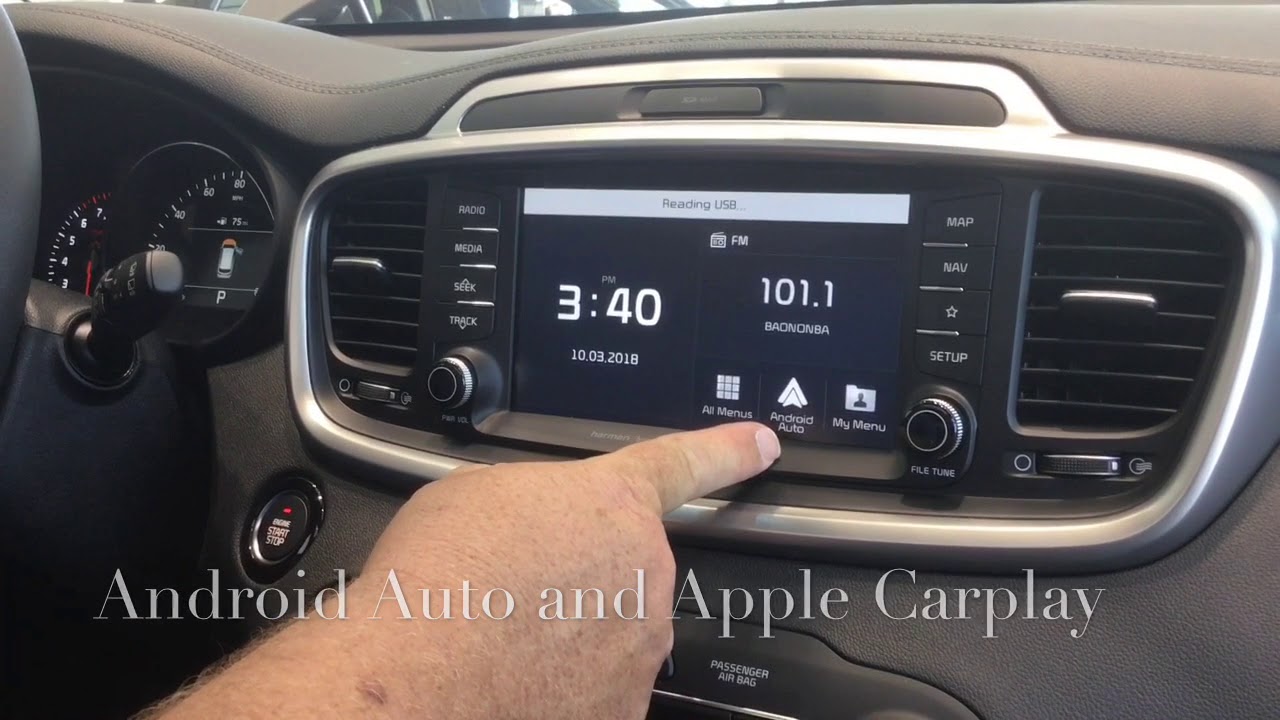 Android Auto And Apple CarPlay In The Kia Sorento YouTube