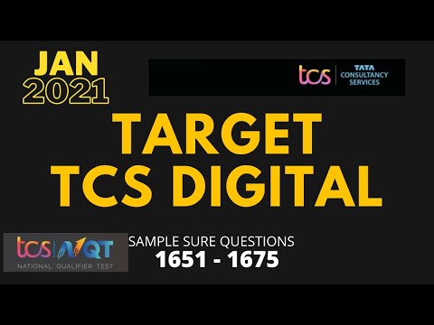 TCS DIGITAL APTITUDE