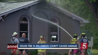 Home Destroyed By Fire In Williamson County