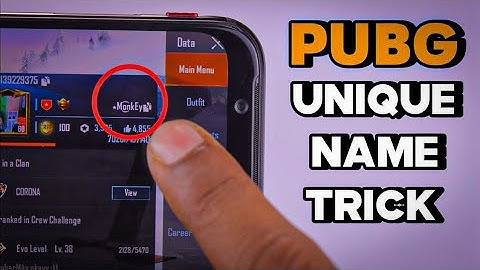 pubg mobile stylish name / how to add stylish symbol in pubg mobile
