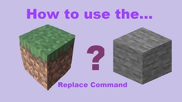 Minecraft: How to use the replace command *works*