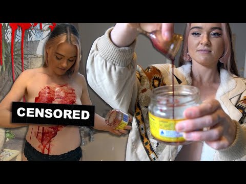 Vegan activist Tash Peterson storms into Louis Vuitton smothered in own  period blood