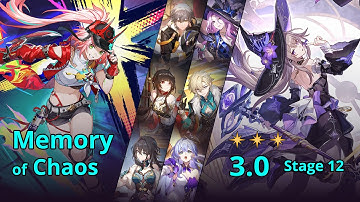 3.0 NEW MOC | E0 Rappa Super Break & E1S1 The Herta - Stage 12 (3 Stars) | Honkai: Star Rail