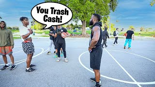 1v1 Basketball Against Trash Talking Hater Exposed!