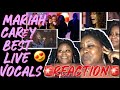 MARIAH CAREY| BEST LIVE VOCALS| REACTION