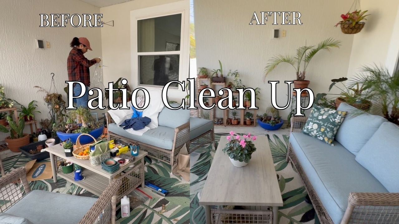 “Patio Cleaning Transformation | Garden Before & After in Florida” #cleaningmotivation #gardening
