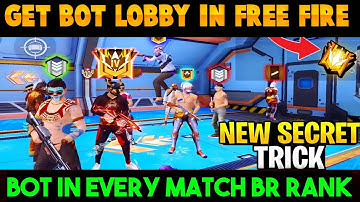 How To Get Noob Lobby In Free Fire  | Noob Lobby Glitch BR Rank | How To Get Bot Lobby In Free Fire
