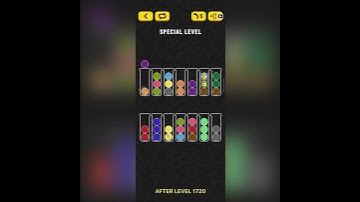 Ball Sort Special Level - Locked Ball (after Level 1720)