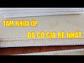 Tấm nhựa ốp trần và tường giá rẻ | Chống nóng, không mối mọt, cách âm