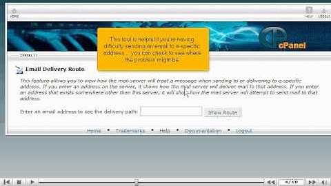 Trace email address in cPanel | cPanel email trace