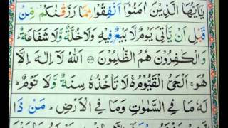 Surah Al Bakara (Verse 253-255, Start of Juz 3 to Ayat Al-Kursi) - Mishary Al Afasy [Tajweed Quran]