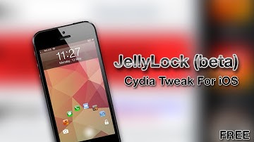 JellyLock (Beta) Cydia Tweak: Android Jelly Bean Lockscreen On iOS