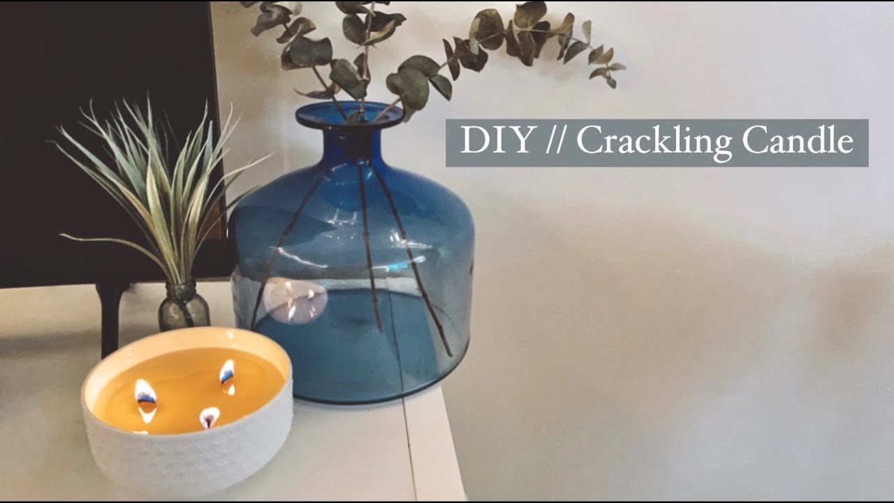 Making Soy Wax Candles with Crackling Wooden Wicks 