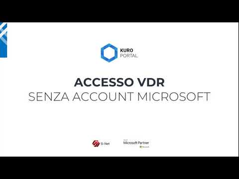 [KURO PORTAL] VDR login with Microsoft account creation