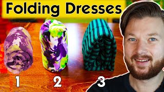 How to Fold Dresses to Save Space (Step-by-step guide)