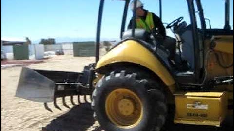Skip Loader Grader with Weston Liby