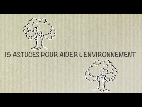 Vidéo: Comment Puis-je Aider L'environnement?