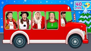 wheels on the bus christmas and more nursery rhymes 40mins compilation